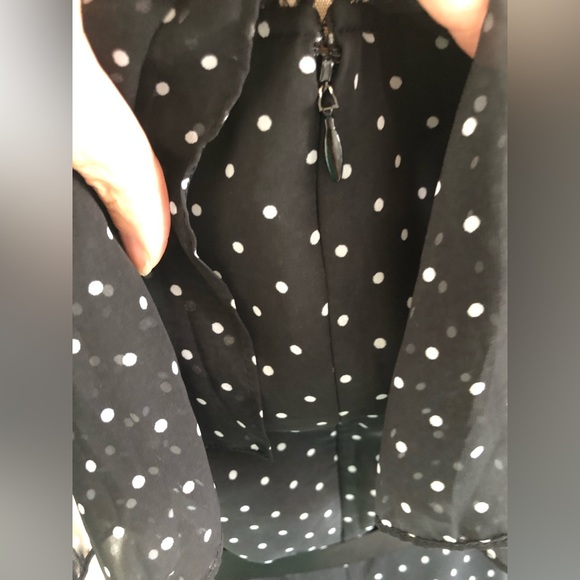 White House Black market polkadots midi dress. - Picture 6 of 10